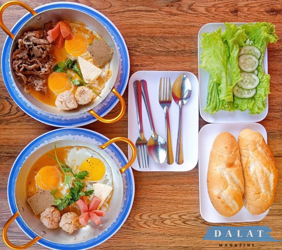 Bánh mì chảo Icolor Đà Lạt