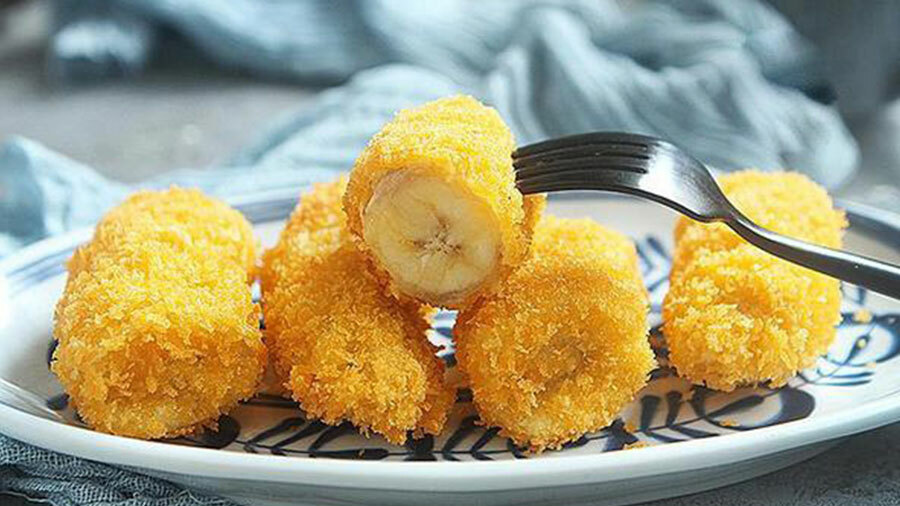 3 cách làm chuối chiên ɡiòn rụm thơm ngon với bột mì, bột chiên ɡiòn