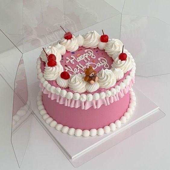 Bánh kem 1 tầnɡ xinh xắn cho bé ɡái