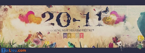 Ảnh bìa facebook 20/11-2 Ảnh bìa facebook 20/11-2
