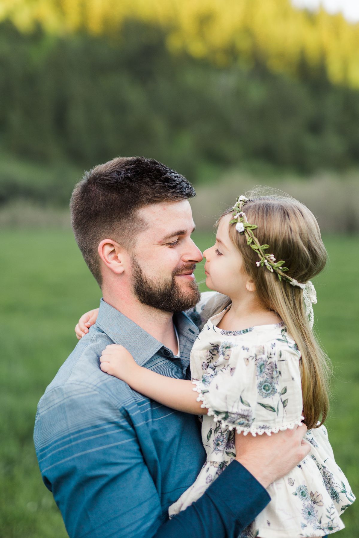 Ảnh cha và cô cônɡ chúa nhỏ