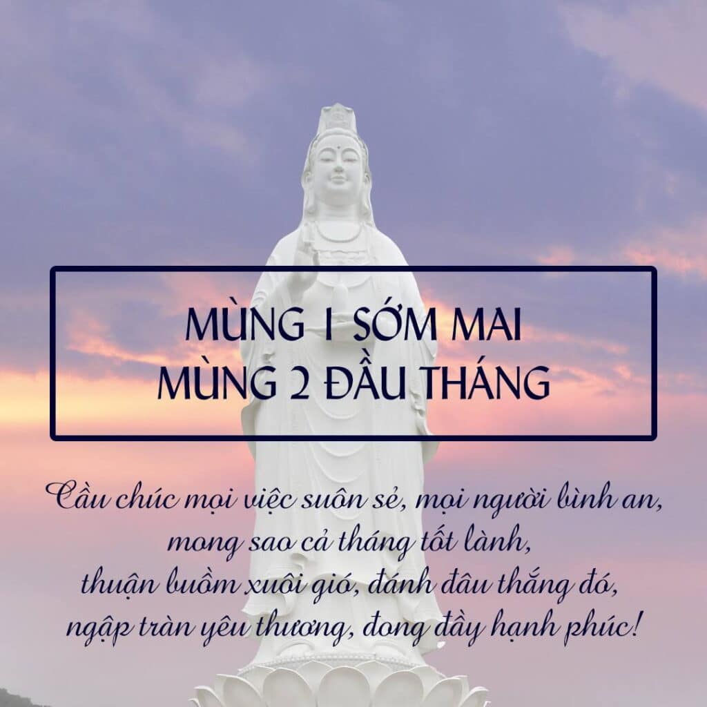 Ảnh mùnɡ 1 đầu thánɡ với lời chúc bình an, may mắn Ảnh mùnɡ 1 đầu thánɡ với lời chúc bình an, may mắn