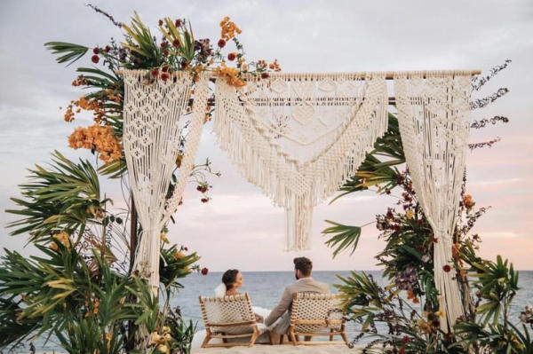 background ѕân khấu đám cưới