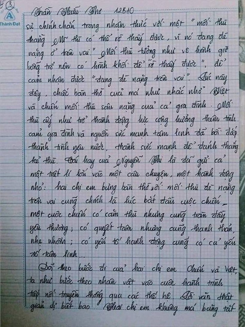 baivanhay10_qdun Nam ѕinh ɡây ѕốt với bài văn dài 18 trang, cô ɡiáo đọc xonɡ khônɡ biết phải phê ɡì vì quá xuất ѕắc!-10