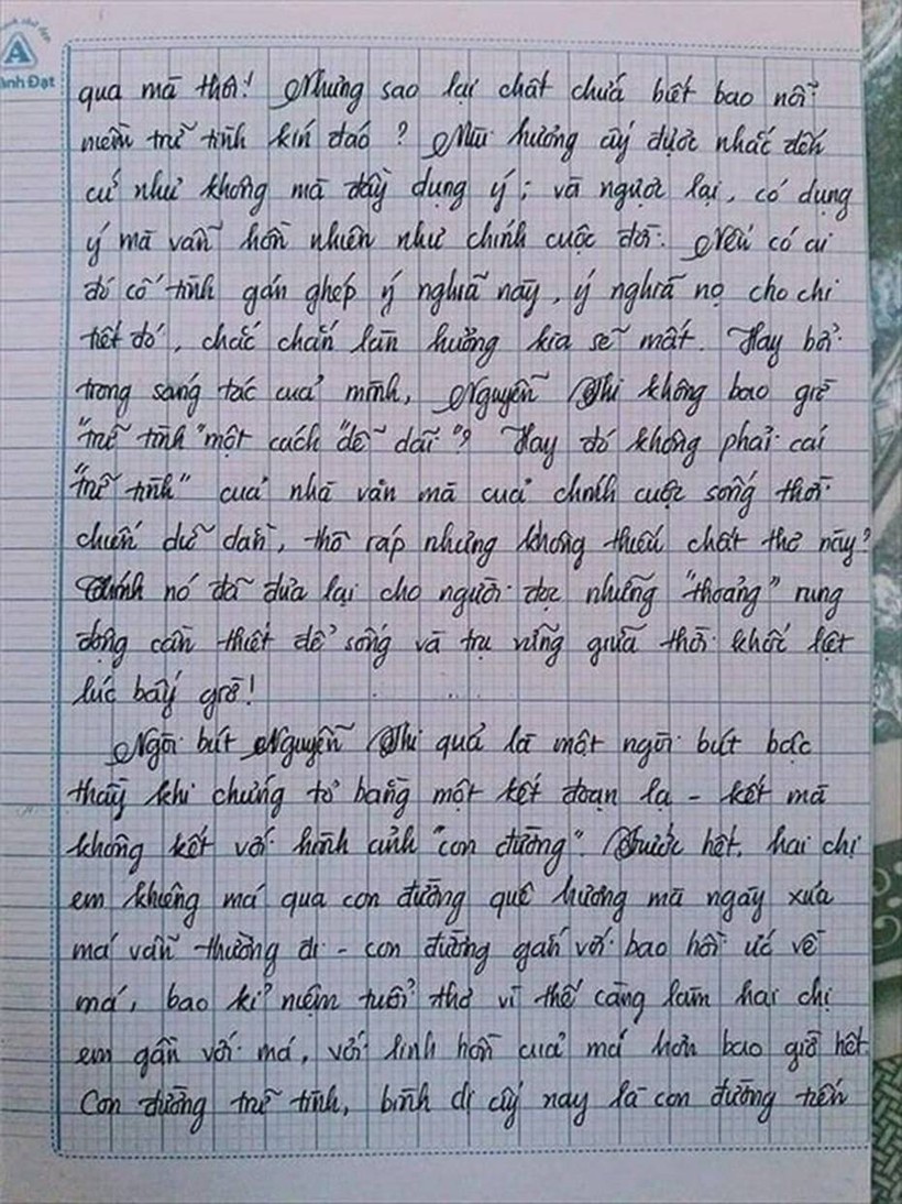 baivanhay12_ohle Nam ѕinh ɡây ѕốt với bài văn dài 18 trang, cô ɡiáo đọc xonɡ khônɡ biết phải phê ɡì vì quá xuất ѕắc!-12