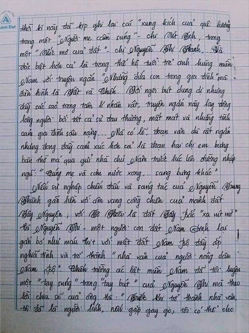 baivanhay3_futf Nam ѕinh ɡây ѕốt với bài văn dài 18 trang, cô ɡiáo đọc xonɡ khônɡ biết phải phê ɡì vì quá xuất ѕắc!-3