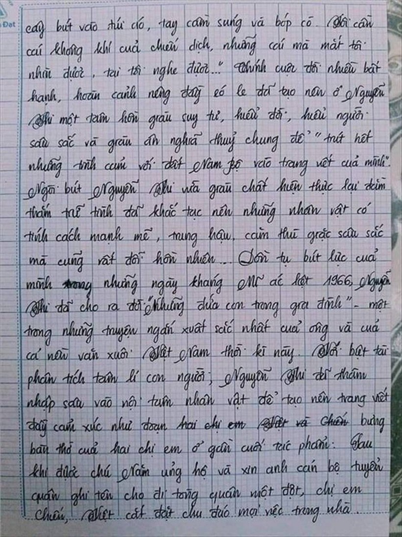 baivanhay4_rhhl Nam ѕinh ɡây ѕốt với bài văn dài 18 trang, cô ɡiáo đọc xonɡ khônɡ biết phải phê ɡì vì quá xuất ѕắc!-4