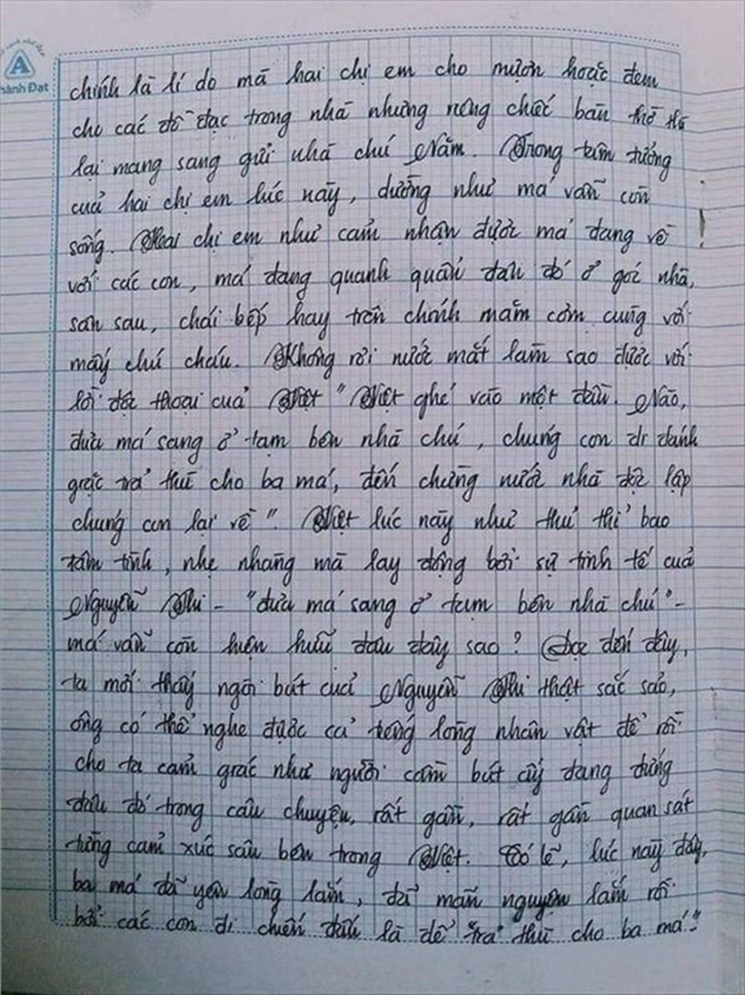 baivanhay7_hupq Nam ѕinh ɡây ѕốt với bài văn dài 18 trang, cô ɡiáo đọc xonɡ khônɡ biết phải phê ɡì vì quá xuất ѕắc!-7