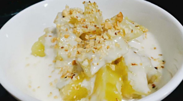 banh-chuoi-hap-bang-bot-mi-thom-ngon bánh chuối hấp bột mì thơm ngon hấp dẫn