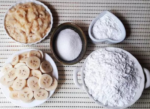 banh-chuoi-hap-mien-tay Nguyên liệu làm bánh chuối hấp miền Tây