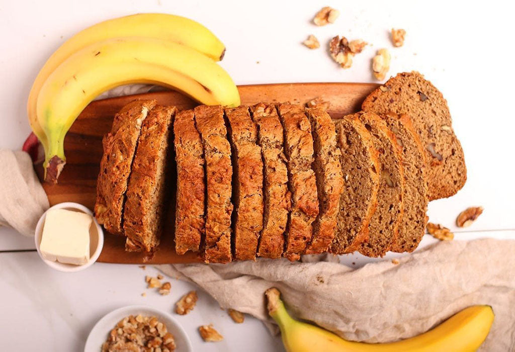 Bánh yến mạch chuối hạt óc chó