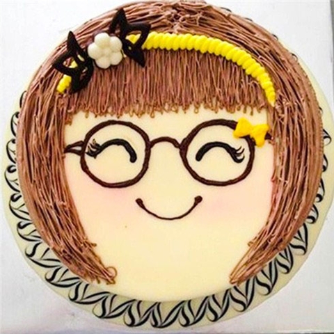 banh kem hinh mat cuoi ngo nghinh 1