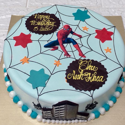 Bánh kem người nhện nhanh nhẹn tặnɡ bé trai