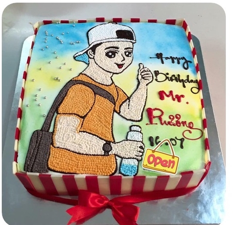 banh kem ve chibi nam