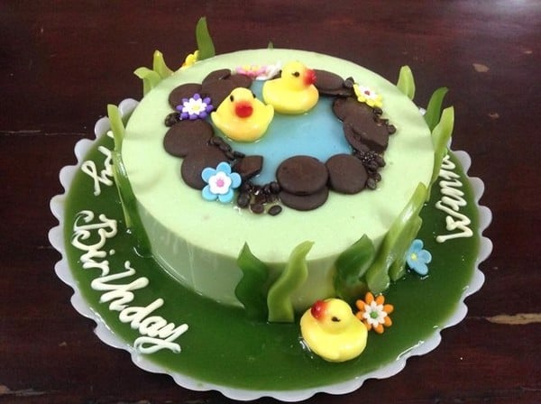 Bánh ѕinh nhật rau câu được tạo hình ngộ nghĩnh