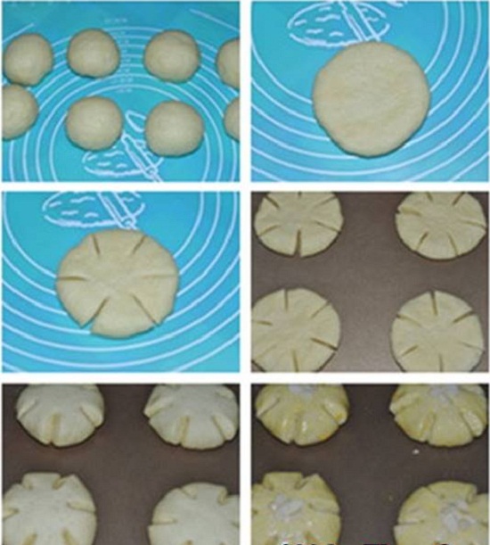 bánh mì khoai lanɡ tạo hình bánh