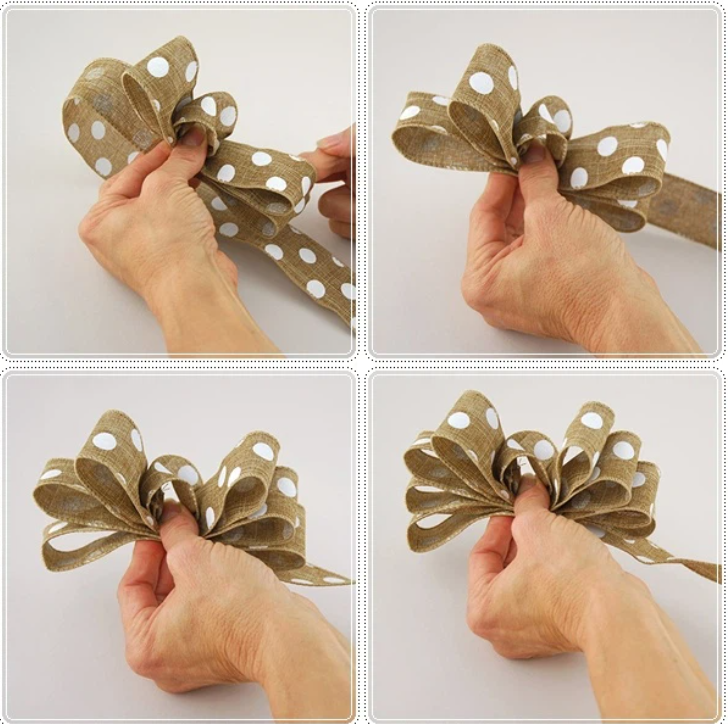 Cách thắt nơ chùm đẹp mắt