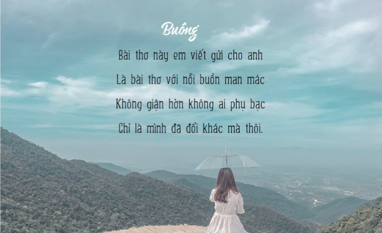 buong Top bài thơ chia tay người yêu đẫm nước mắt