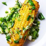 Bắp nướng mỡ hành