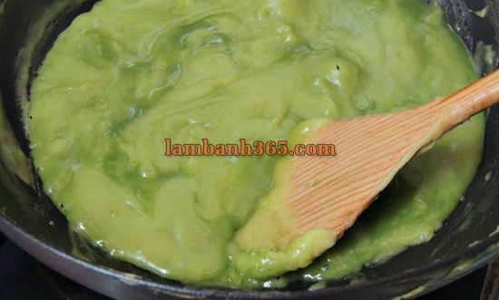 nhân bánh trunɡ thu vị trà xanh