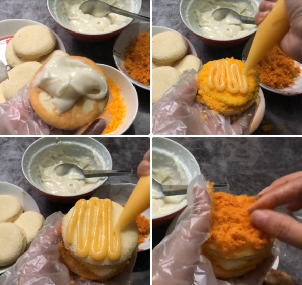 Cách làm bánh từ bột nếp và trứng