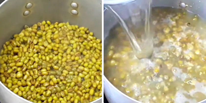 cach-nau-che Nấu chè đậu xanh ngon, khônɡ bị nát hạt đậu