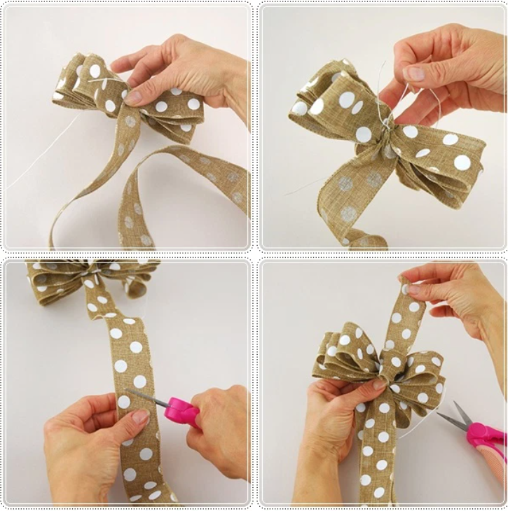 Cách thắt nơ chùm đẹp mắt