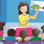 Cô và cháu | Bài thơ Cô và cháu: Cô giáo và học sinh