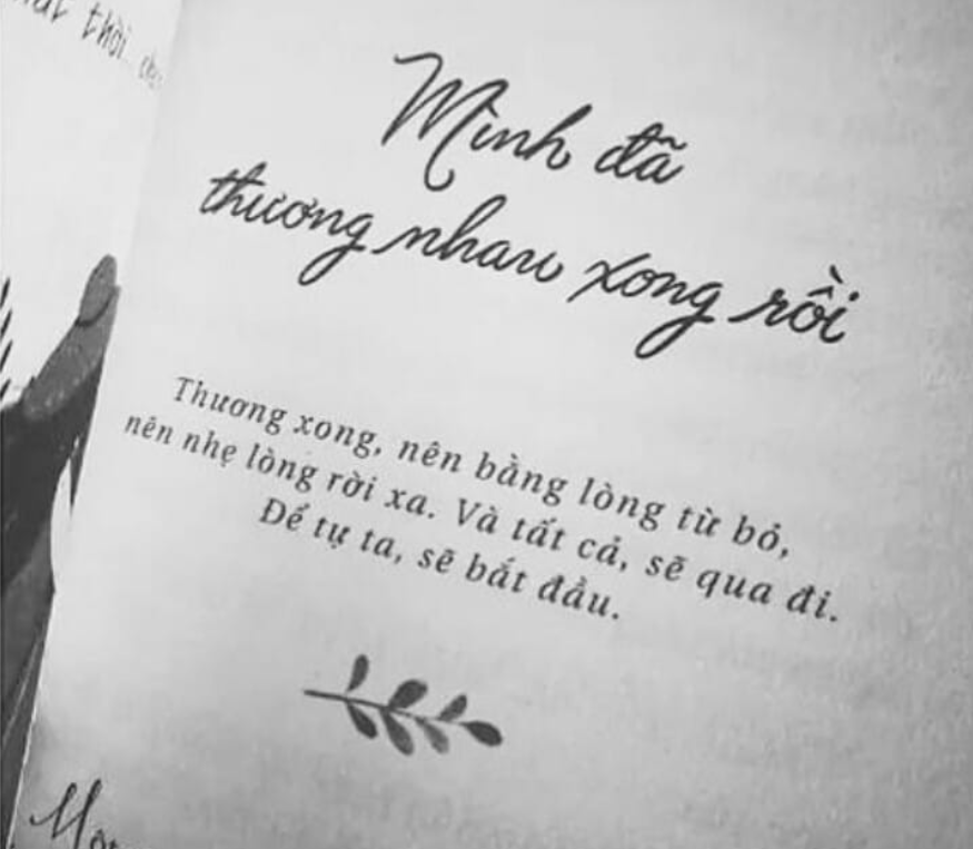 Bài thơ chia tay buồn miên man 