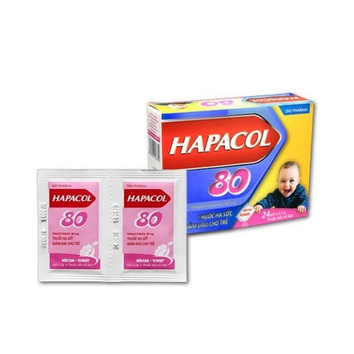 Hapacol 80mg – thuốc hạ sốt cho trẻ em