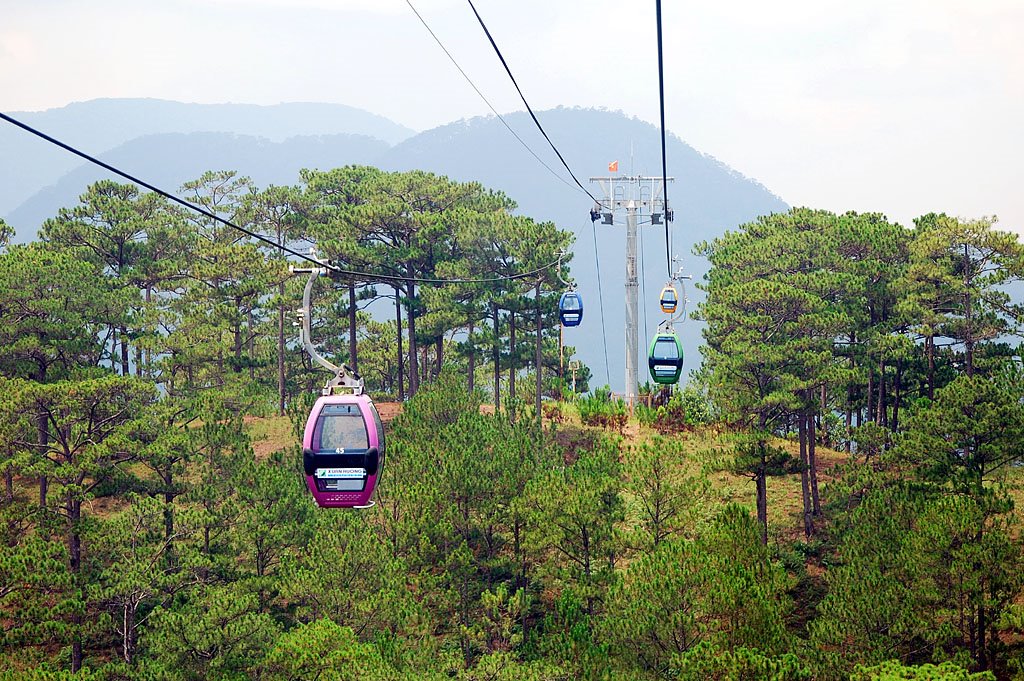 Hình ảnh cáp treo ở Đà lạt Hình ảnh cáp treo ở Đà lạt