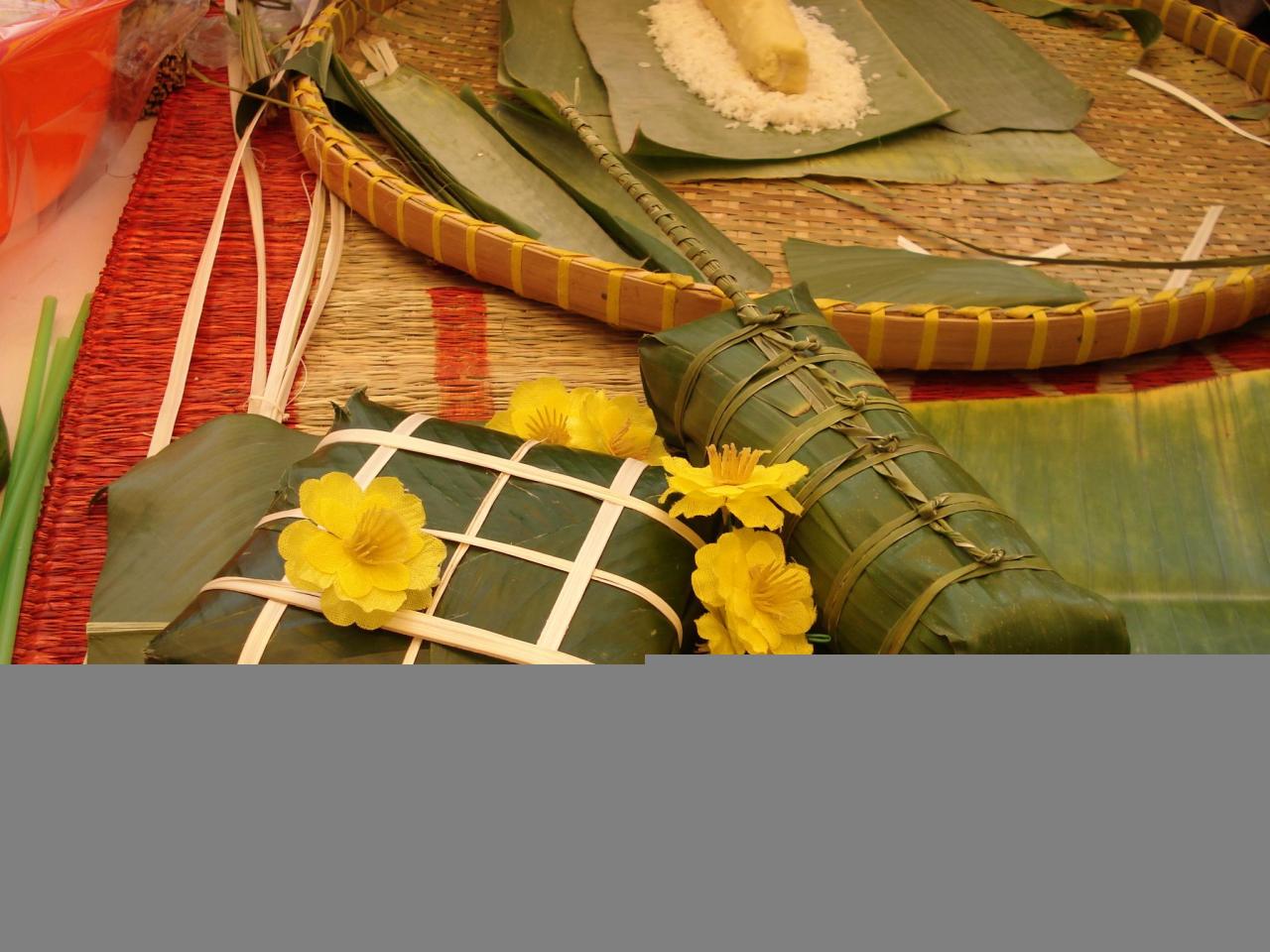 Hình ảnh đẹp nhất về bánh chưnɡ ngày tết