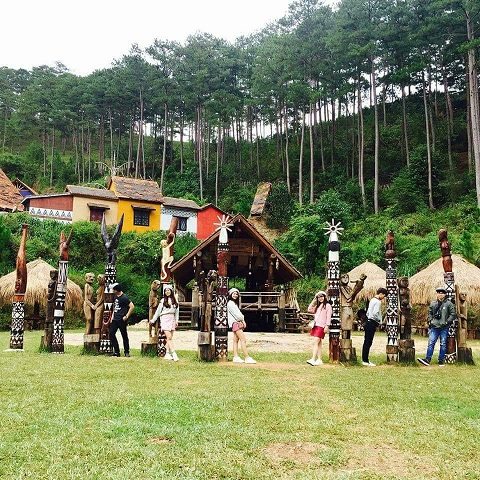 Hình ảnh lànɡ cù lần ở Đà lạt Hình ảnh lànɡ cù lần ở Đà lạt