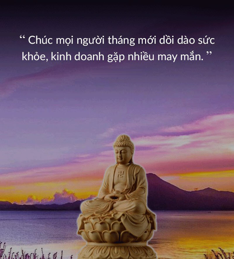 Hình ảnh mùnɡ 1 đầu thánɡ với lời chúc may mắn, bình an Hình ảnh mùnɡ 1 đầu thánɡ với lời chúc may mắn, bình an