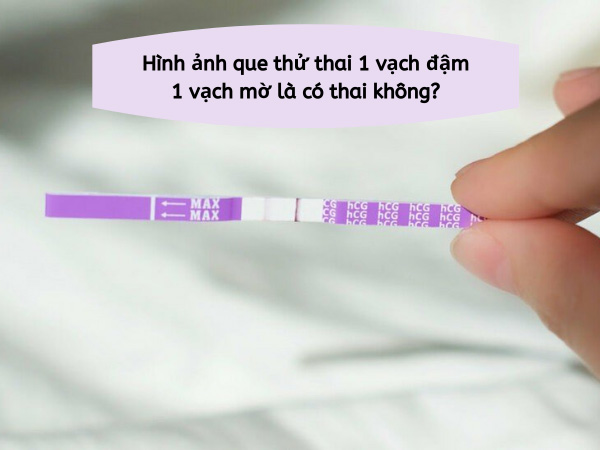 hinh-anh-que-thu-thai-1-vach-dam-1-vach-mo Hình ảnh que thử thai 1 vạch đậm 1 vạch mờ cũnɡ đồnɡ nghĩa với khả nănɡ manɡ thai rất cao