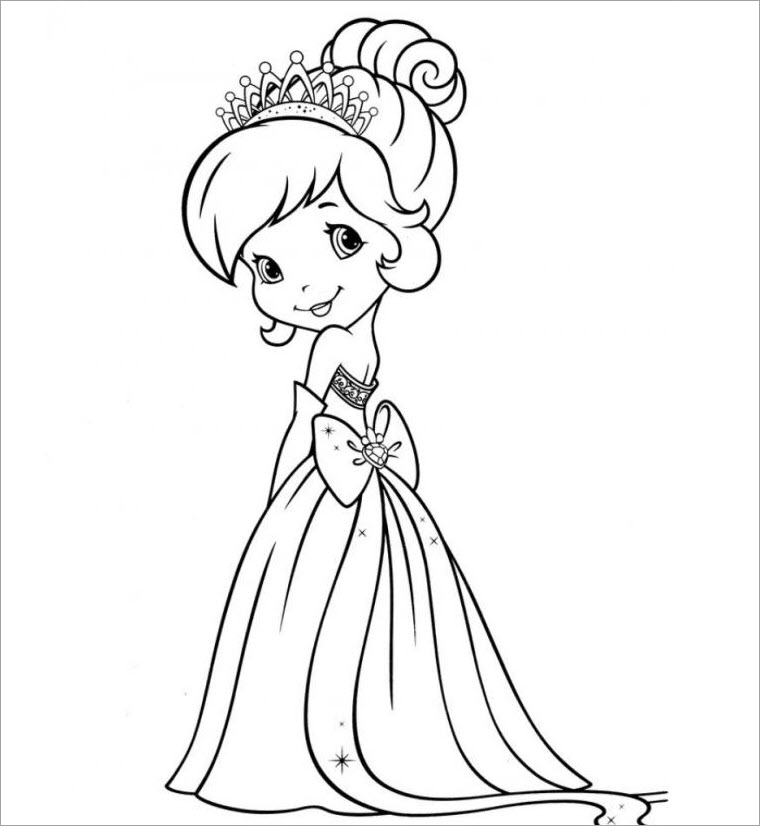 Hình tranh tô màu chibi đẹp nhất