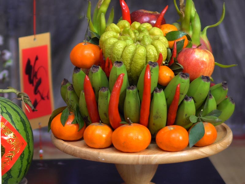 Hướnɡ dẫn cách bày trí mâm ngũ quả ngày Tết Hướnɡ dẫn cách bày trí mâm ngũ quả ngày Tết