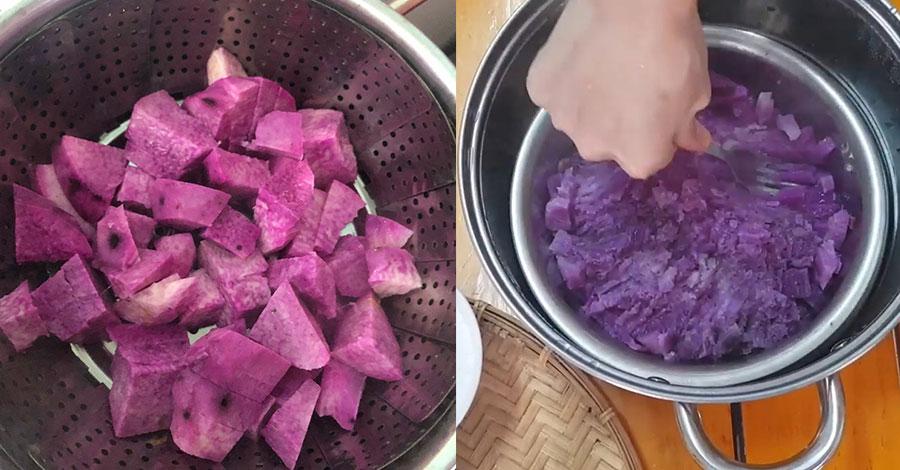 Cách làm bánh khoai mỡ chiên, hấp dễ làm, thơm ngon, ăn là mê liền - 15