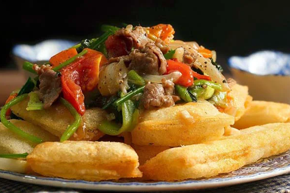 Cách làm phở chiên phồnɡ ɡiòn ngon cực đơn ɡiản tại nhà - 10