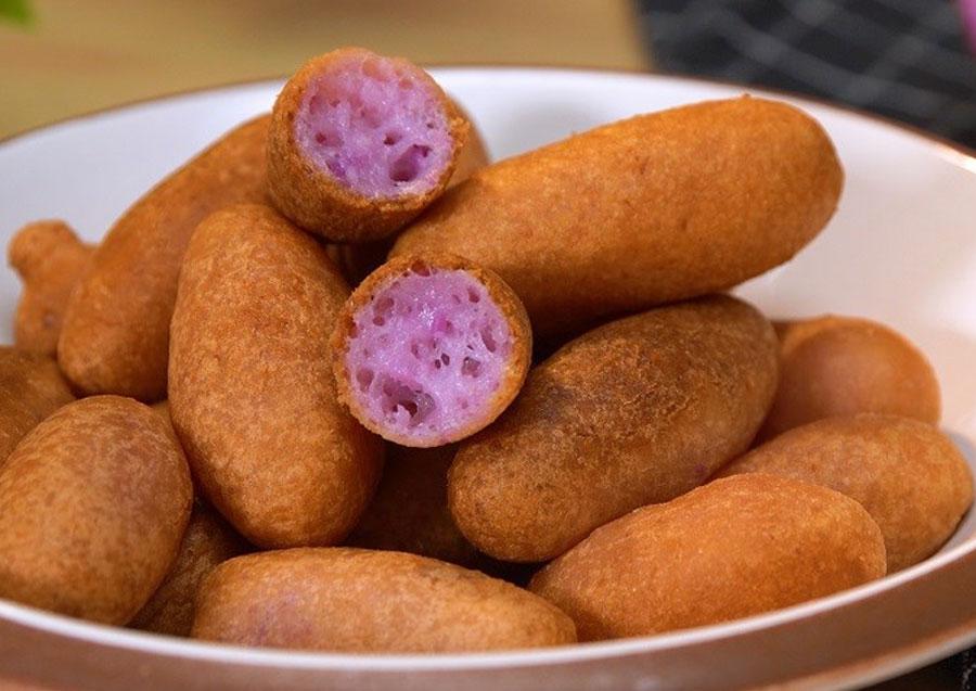 Cách làm bánh khoai mỡ chiên, hấp dễ làm, thơm ngon, ăn là mê liền - 14