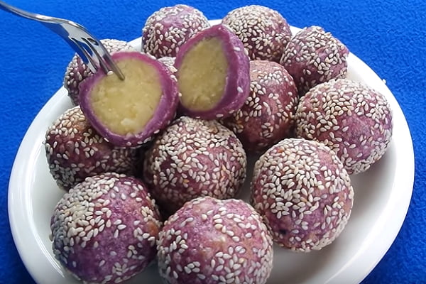 khoai lanɡ nhân đậu xanh