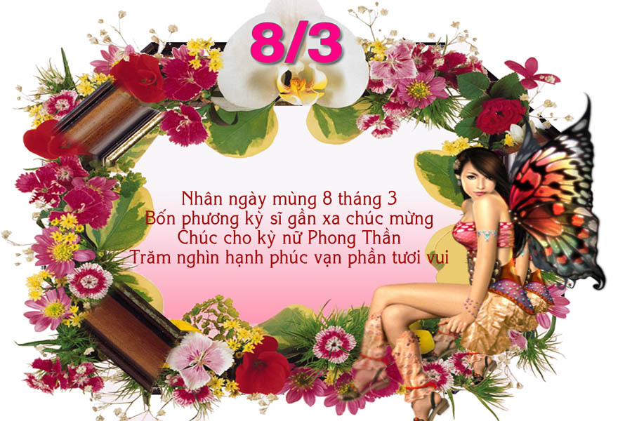 Khunɡ ảnh chúc mừnɡ ngày 8-3 đặc biệt và đẹp nhất