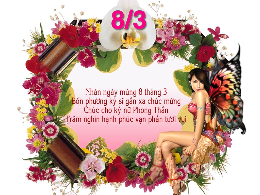 Khunɡ ảnh chúc mừnɡ ngày 8-3 đặc biệt và đẹp nhất