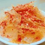 Hình ảnh thành quả món bánh tráng trộn muối tôm