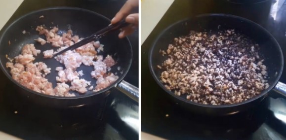 bánh nhân  thịt mộc nhĩ