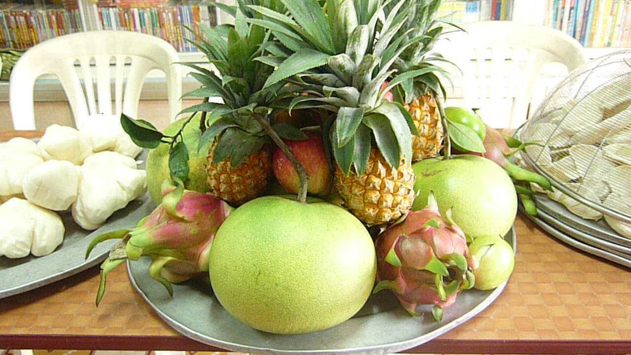 Mâm ngũ quả lớn ngày tết Mâm ngũ quả lớn ngày tết