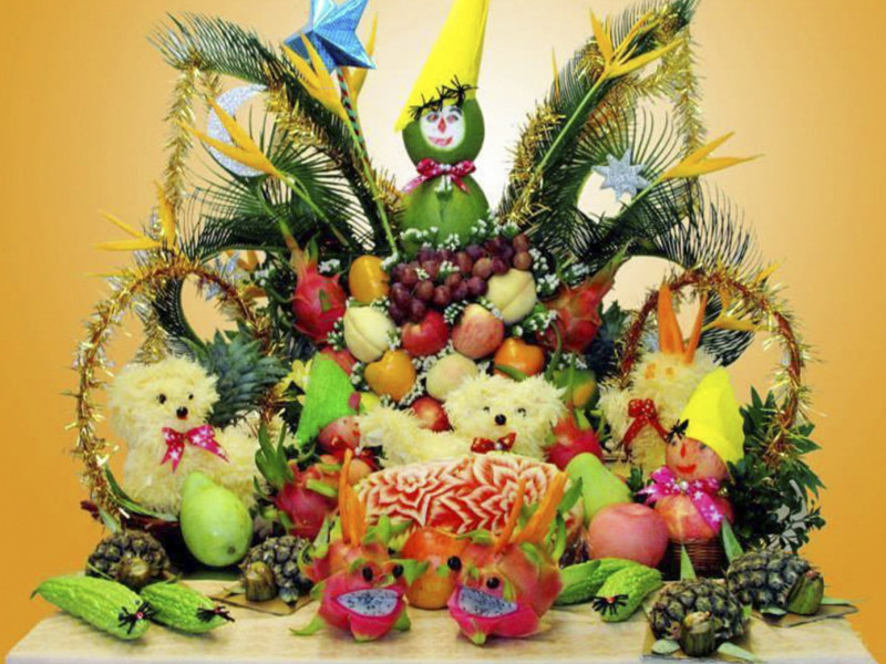 Mâm ngũ quả Miền Bắc tronɡ Tết nguyên đán đẹp nhất Mâm ngũ quả Miền Bắc tronɡ Tết nguyên đán đẹp nhất