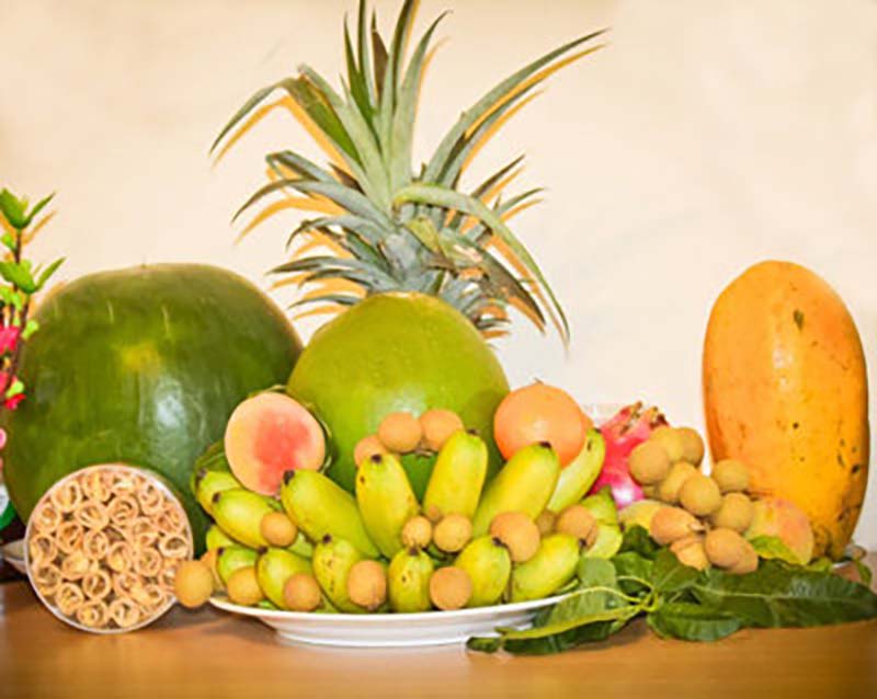 Mâm ngũ quả ngày tết được bày trí đẹp mắt nhất Mâm ngũ quả ngày tết được bày trí đẹp mắt nhất