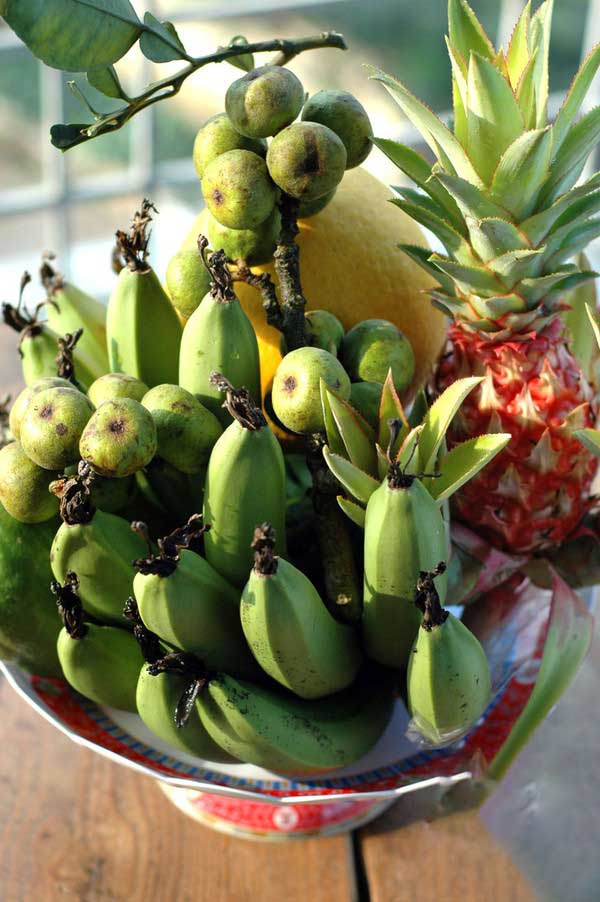 Mâm ngũ quả ngày tết được bày trí như thế nào Mâm ngũ quả ngày tết được bày trí như thế nào