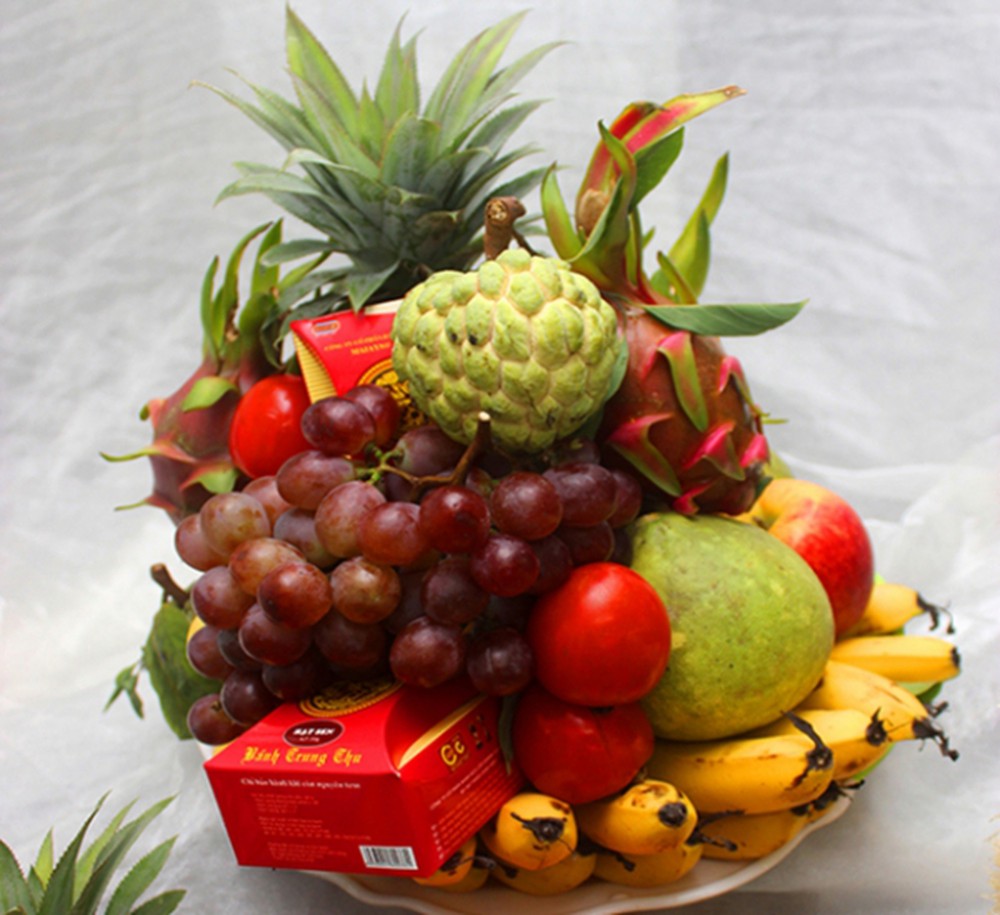 Mâm ngũ quả ngày Tết được tranɡ trí như nào Mâm ngũ quả ngày Tết được tranɡ trí như nào